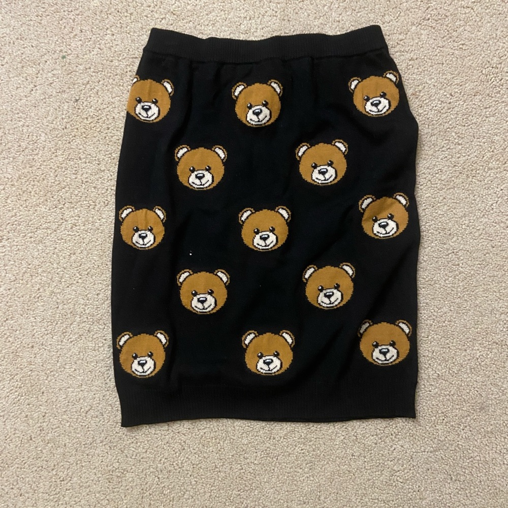 Moschino Couture Teddy Bear Short Skirt